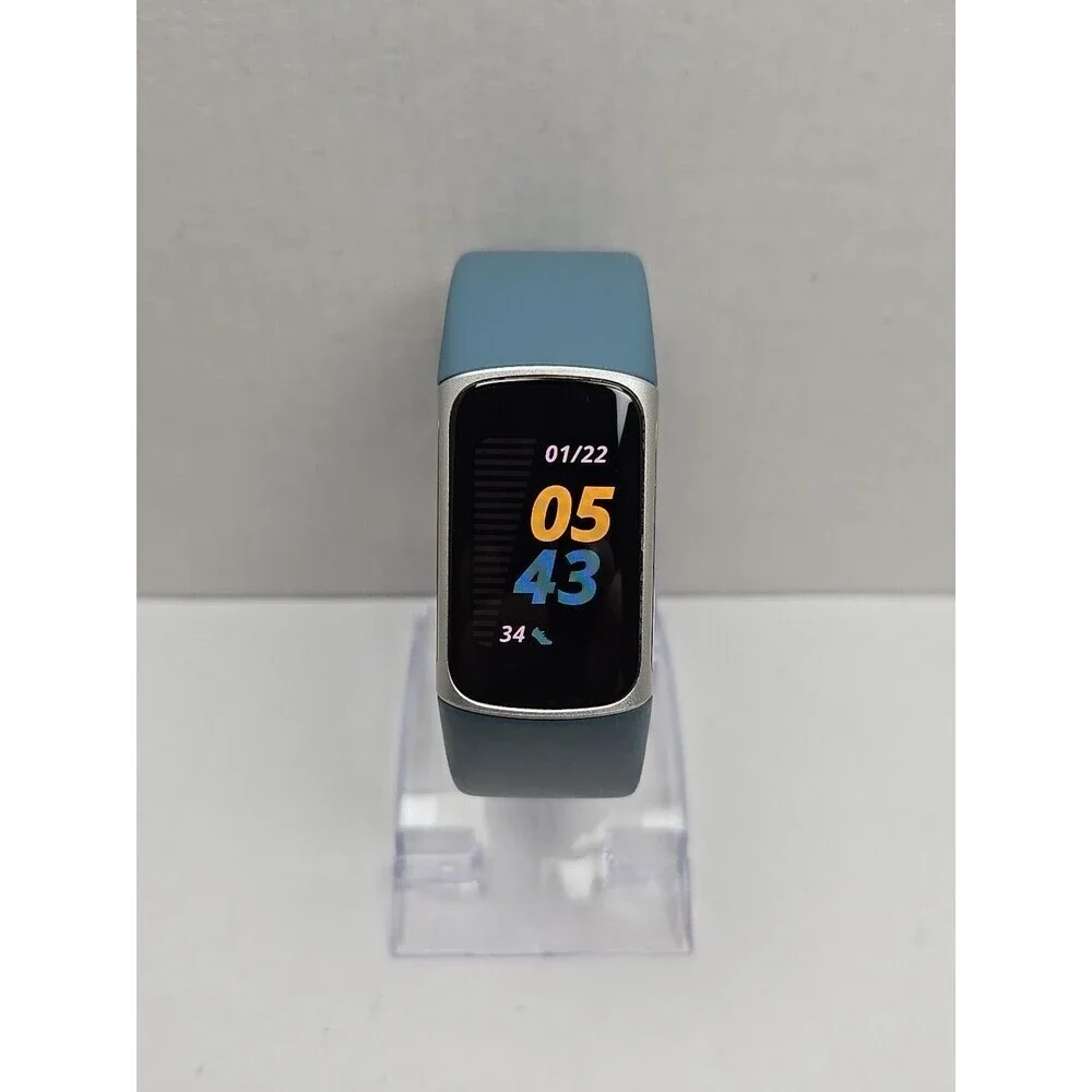 Fitbit Charge 5 Fitness Tracker GPS SpO2 Sleep Monitor Activity W/ Charger Watch